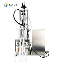 BANMO Nouvelle Machine de Remplissage Pneumatique à Double Tête avec Pompe à Diaphragme pour Vin, Alcool, Eau – Modèle de Bureau