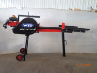 Fendeuse de bûches automatique rapide cinétique portable Wontide 10 tonnes avec moteur électrique à vendre