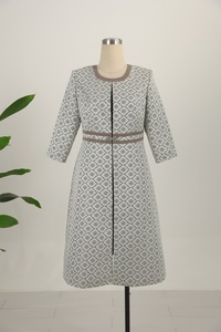High Quality Plus Size Fashion Turkey Women Clothes African Office Ladies Coat Dress Suit Two Piece <b>Set</b> Women Church Suit - Product Image 4