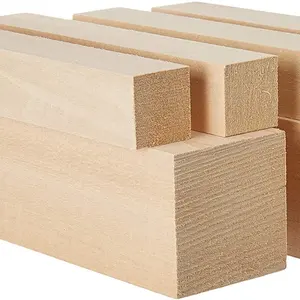 Unvollendete Premium Smooth Soft Holz Basswood Carving Blocks für Kinder Erwachsene Anfänger
