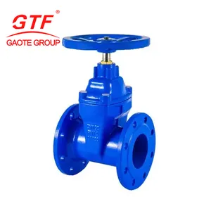 GTF Handwheel OEM Service Manual umum Ductile air Flange katup gerbang PN16 besi cor untuk pipa HDPE