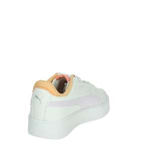 Sneakers Puma per Ragazze, Bianche con Dettagli Wisteria, Scarpe di Tela alla Moda - Product Image 3