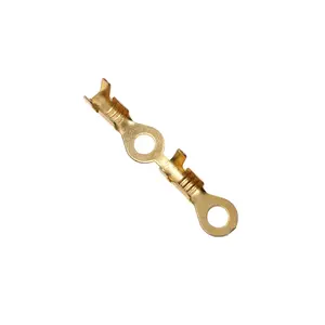 Factory Direct Sales Automotive Cable Connector Car China Copper Cover Crimp Battery Terminal Brass