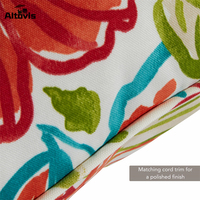 Coussin imperméable extérieur de taie d'oreiller de patio de canapé de meubles de patio de jardin fait sur commande
