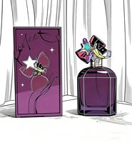 Parfum floral de luxe longue durée pour femme, vaporisateur au parfum frais, flacon en verre taille standard pour le corps