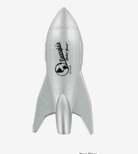 Balles anti-stress personnalisées en forme de fusée, jouets à presser en forme de vaisseaux spatiaux, avec logo promotionnel, cadeau en gros - Product Image 1