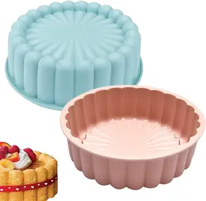 <span class=keywords><strong>Moule</strong></span> à pâtisserie personnalisé, <span class=keywords><strong>moule</strong></span> rond pour gâteau <span class=keywords><strong>Charlotte</strong></span>, <span class=keywords><strong>moule</strong></span> en silicone pour gâteau, ensemble de moules à gâteau en silicone pour la pâtisserie - Product Image 1