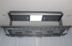 Aluminum Crossbar High-Power Heating <b>LED</b> <b>Lighting</b> Electric Drying Rack with Remote Control - Product Image 3
