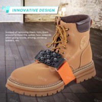 Poignées de neige en plastique antidérapantes pour équipement de lance à glace Couvre-chaussures Crampons à glace Crampons