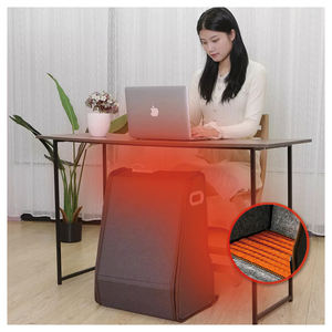 Chauffe-espace électrique portable avec minuterie Chaleur supplémentaire pour les jambes Chevilles Pieds <span class=keywords><strong>Chauffage</strong></span> silencieux portable pour le bureau sous le bureau - Product Image 2