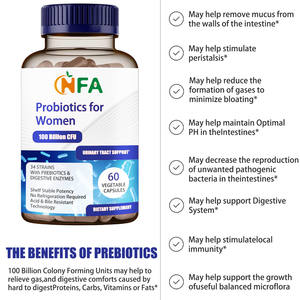 Suplemento Herbal Personalizado con Probióticos para Mujeres en Cápsulas con Prebióticos, Ayuda a Apoyar la Flora Intestinal - Product Image 5