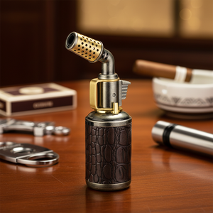 Briquets vintage flamme, torche, cigare, cigarette, cool, luxe, coupe-vent, unique, fumoir, briquet à gaz en vrac, personnalisé - Product Image 1