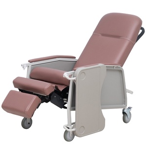 BDEC601 <span class=keywords><strong>para</strong></span> ancianos de Hospital usados <span class=keywords><strong>para</strong></span> dormir <span class=keywords><strong>paciente</strong></span> Manual plegable ajustable con mesa de cena sillas geriátricas - Product Image 1