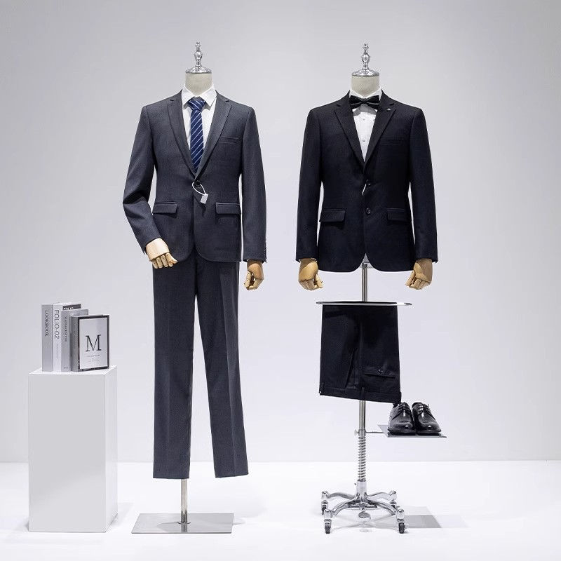 High-grade Male Upper-body Mannequin Display Stand Oem