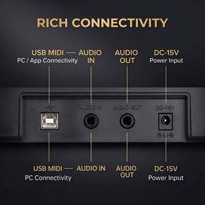 <span class=keywords><strong>Pianoforte</strong></span> Digitale Verticale OEM Personalizzato a 88 <span class=keywords><strong>Tasti</strong></span> con Meccanica Pesata, 3 Pedali, Modalità Silenziosa, <span class=keywords><strong>Pianoforte</strong></span> per Famiglia ed Educazione Domestica TERENCE S71 - Product Image 3