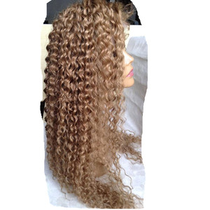 Divaswigs <span class=keywords><strong>Peluca</strong></span> de Encaje Completo <span class=keywords><strong>Beyonce</strong></span> Rubio Miel 27, Cabello Humano, <span class=keywords><strong>Peluca</strong></span> de Encaje Frontal Brasileña Rizada Afro Virgen - Product Image 2