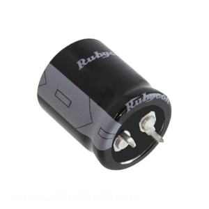 Authorized Distributor 560 uF CAP ALUM 560UF 20% 180V SNAP TH Through Hole 180MXG560MEFCSN25X25 Capacitor - Product Image 1