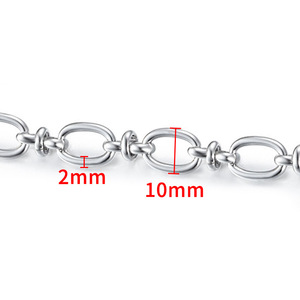Cadena de Eslabones de Acero Inoxidable Hecha a Mano, Chapada en Oro de 18K |   Suministros para la Fabricación de Joyería y Collares a Precios Competitivos - Product Image 6