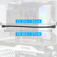 UpHere 1 ke 1 konverter 4 pin Pwm kipas Splitter lengan kabel 4 Pin kipas ekstensi kabel komputer Pc kipas kabel ekstensi daya