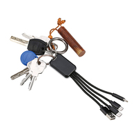 Kabel Data Multifungsi Murah Logo Lampu Led Kabel Pengisian Usb Mikro Kabel Data 3 In 1