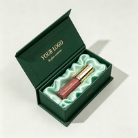 Boîte cadeau de luxe personnalisée pour rouge à lèvres, boîte magnétique pour gloss à lèvres, emballage pour huile à lèvres, boîte cosmétique pour huile essentielle