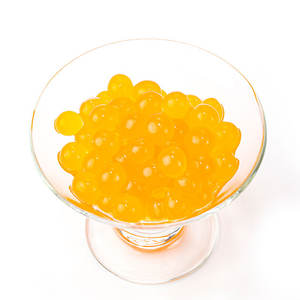 Litchi Popping Boba Bubble Tea Topping con azúcar en botella para Shaved Ice Shop - Product Image 4