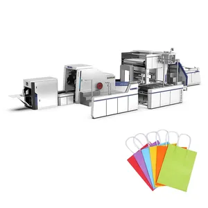 Professionele Vervaardiging Machine Maken Papieren Zak Productielijn, Papieren Zak Making Machine Voor Maken Kraftpapier