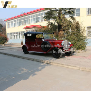 Voiture électrique rétro vintage 4 places, couleur personnalisée en usine, pour cérémonie de mariage et visites de parcs - Product Image 5