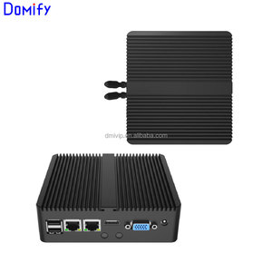 IS02 domify J1900 Celeron không quạt Mini PC 2com 2lan Wifi 4G 6USB HD-MI VGA Win10 Linux điều khiển công nghiệp máy tính chúng tôi/EU AU - Product Image 2
