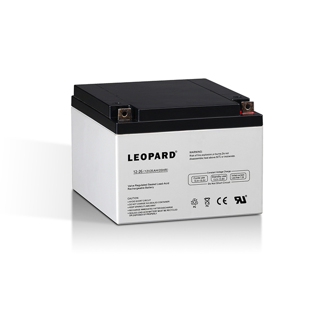 12V AGM VRLA GEL 26Ah Free Maintenance Solar Rechargeable Sealed Lead Acid UPS Battery for Energy Storage