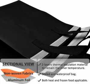 Portable Insulation Outdoor Picnic Lunch Shopping Take-Out Bag Non-Woven Aluminum Foil Insulation Bag Food Cold <b>Storage</b> Bag - Product Image 3