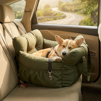 Coussin de transport pour chien personnalisé, multifonctionnel, imperméable, anti-rayures, en tissu doux et chaud, portable, pour voiture, amovible