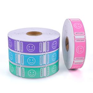 Biglietti della Lotteria 1\"x2\" in Rotolo, <span class=keywords><strong>1000</strong></span> Pezzi Ciascuno in 4 Colori Assortiti (4.000 Totali), Stampa su Carta e Cartoncino, Biglietti Sorriso - Product Image 1