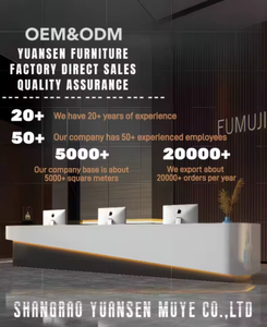 Mostrador de Bar de Madera de Lujo Moderno, Pequeño Mostrador de Recepción para Tiendas de Ropa, Salones de Belleza, Mostradores Frontales - Product Image 6