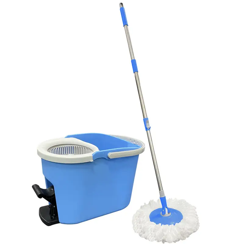 Pedal pel pembersih lantai, ember pel pembersih lantai dapat disetel dengan pel untuk mencuci pembersih lantai