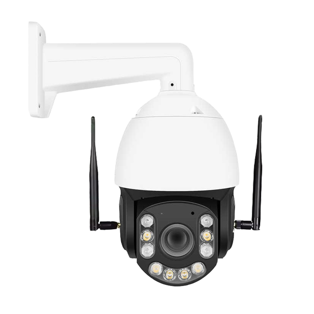 H.265 8-inch Camhi 4G High Zoom Security Camera 8MP 4K HD High Definition Image True 30x Zoom Lens IP66 Waterproof Laser Leds