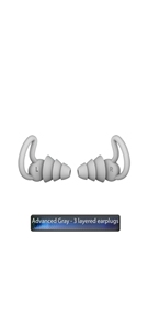 ที่อุดหูซิลิโคนพับได้นำกลับมาใช้ใหม่ ลดเสียงรบกวน ป้องกันการได้ยินอย่างปลอดภัย สำหรับนอนหลับและว่ายน้ำ รุ่นขายดีปี 2025 พร้อมกล่องเก็บ - Product Image 4