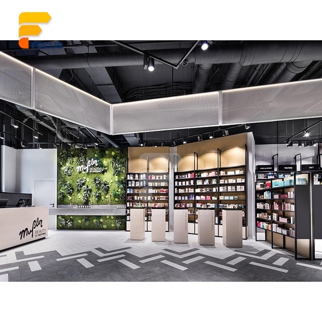 High Quality Retail Project Glass Commercial Furniture Shop Fitting Service Oem Pharmacy Display Cabinet