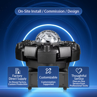 Nouveau modèle tendance : Lumières de scène laser disco DJ 120W, six projecteurs à tête mobile pour DJ, mariages et fêtes