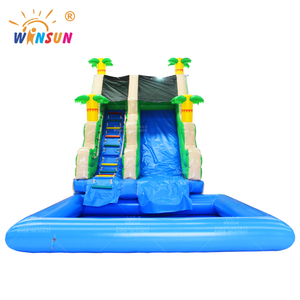 Nhà máy hàng đầu Inflatable Lave chủ đề trượt nước, Inflatable mùa hè trượt nước Đầm phá, phim hoạt hình vui chơi giải trí công viên nước - Product Image 1