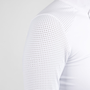4-Way Stretchy <strong>Horse</strong> <strong>Riding</strong> <strong>Tops</strong> Sport Show T-shirt Mesh Equestrian Competition Shirt Breathable Quick Dry Base Layers Woman - Product Image 3