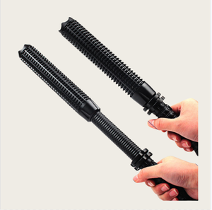 Super calidad oro negro largo mano antorcha extendida zoom LED linterna táctica - Product Image 4