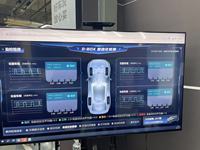 Système de mesure de la profondeur du profil des pneus entièrement automatisé, ultra-large champ de vision, résistant aux hautes pressions, de type traversant, conforme à la norme IP68