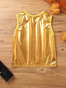 Chalecos Metálicos Unisex para Niños de 1 a 18 Años, para Actuaciones en Escenario, Fiestas, Uso Diario, Disfraces Escolares, Cumpleaños, Fotografía, Baile - Product Image 5