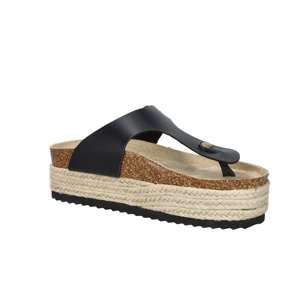 Sandalias Armata Di Mare para Mujer, Negras, Talla 39, Tacón de 5.5 cm, Suela de Corcho, Estilo Espadrille - Product Image 2