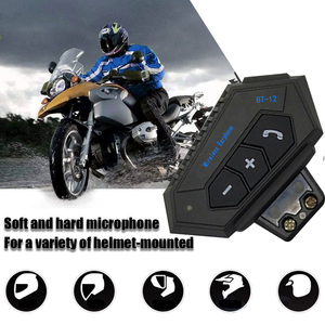 BT12 Waterproof <strong>Moto</strong> BT5.0+EDR Helmet Headset Wireless Hands-Free <strong>BT</strong> Headset - Product Image 4
