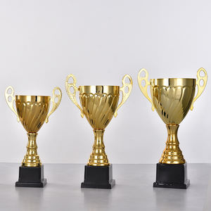 Trophée en métal de nouveau design Coupe du trophée en métal Vente en gros en usine en Chine Trophée en métal de sport de football mondial - Product Image 4