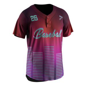 Camiseta de Béisbol Personalizada al por Mayor para Niños, Camiseta de Béisbol Blanca Personalizada al por Mayor para Hombre con Botones - Product Image 3