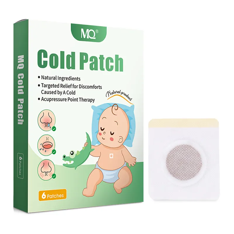 Baby health acupressure point sore throat common cold cough patch discomfort headache relief patch