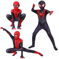 Kostum Gwen Anak-anak Perempuan Spiderman 3D Kostum Gwendolyn Maxine Stacy Zentai Kostum Cosplay Spider-Man Kostum Halloween untuk Anak Perempuan